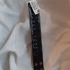 Buckle leather band bracelet